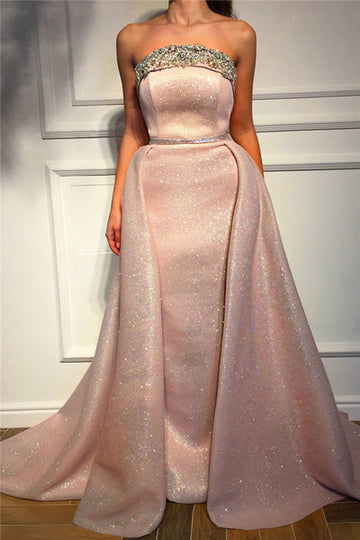 FANTASTIC SLEEVELESS BEADING LONG PROM GOWNS HZ1023